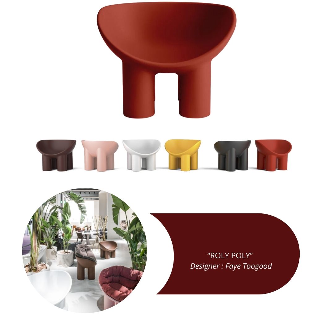 design coloré poly roly